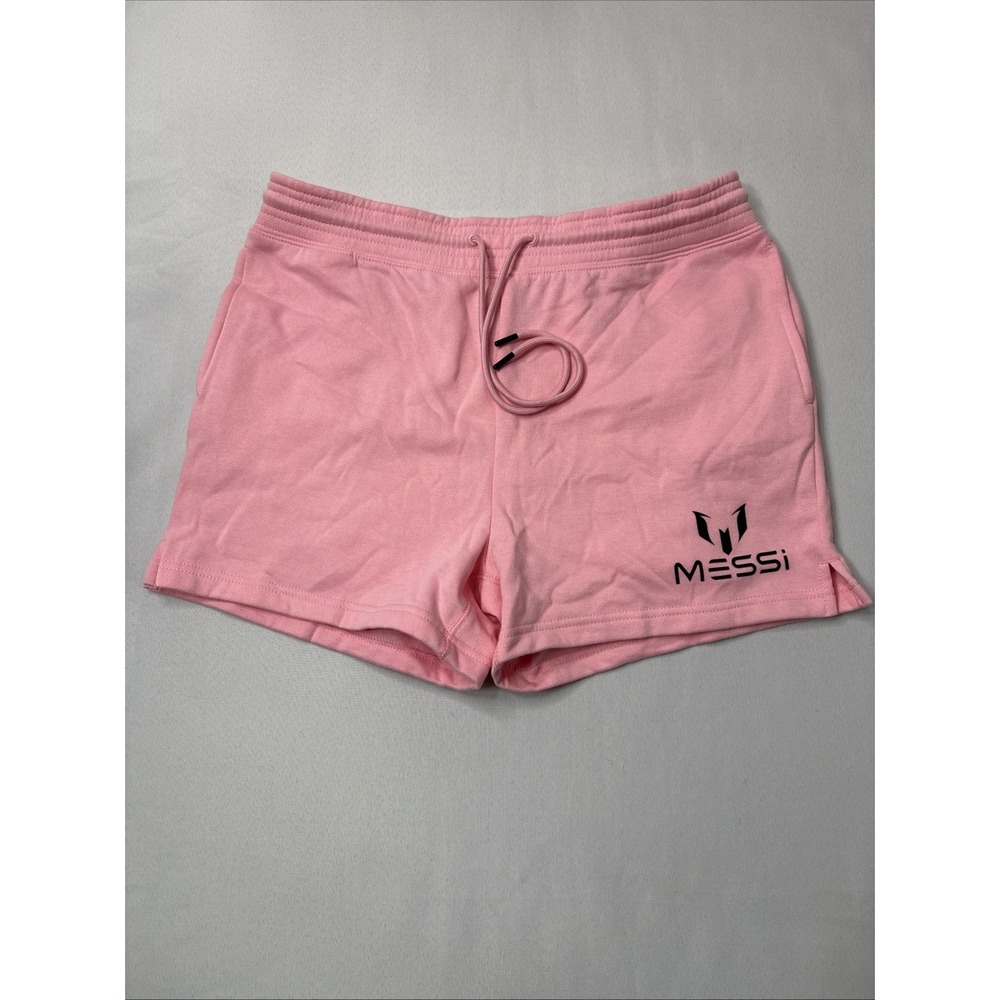 Messi Collection Athletic Women's Casual Gym Lounge Shorts in Pink Large